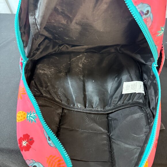 Disney Stitch Pink Tropical Kids Backpack School Book Bag - Picture 8 of 11